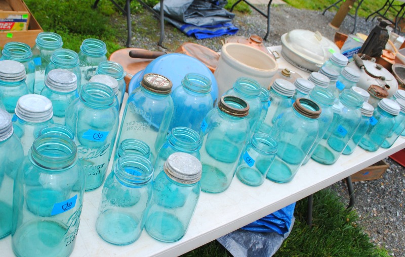 Goodwill would charge out the wazoo for these mason jars. I got 24 of them for $4 at an auction!