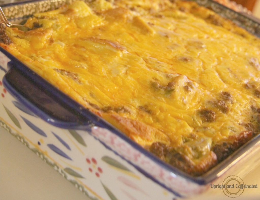Fully Cooked Taco Breakfast Casserole