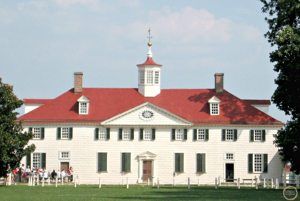 George Washington's home, Mount Vernon in Washington, DC.