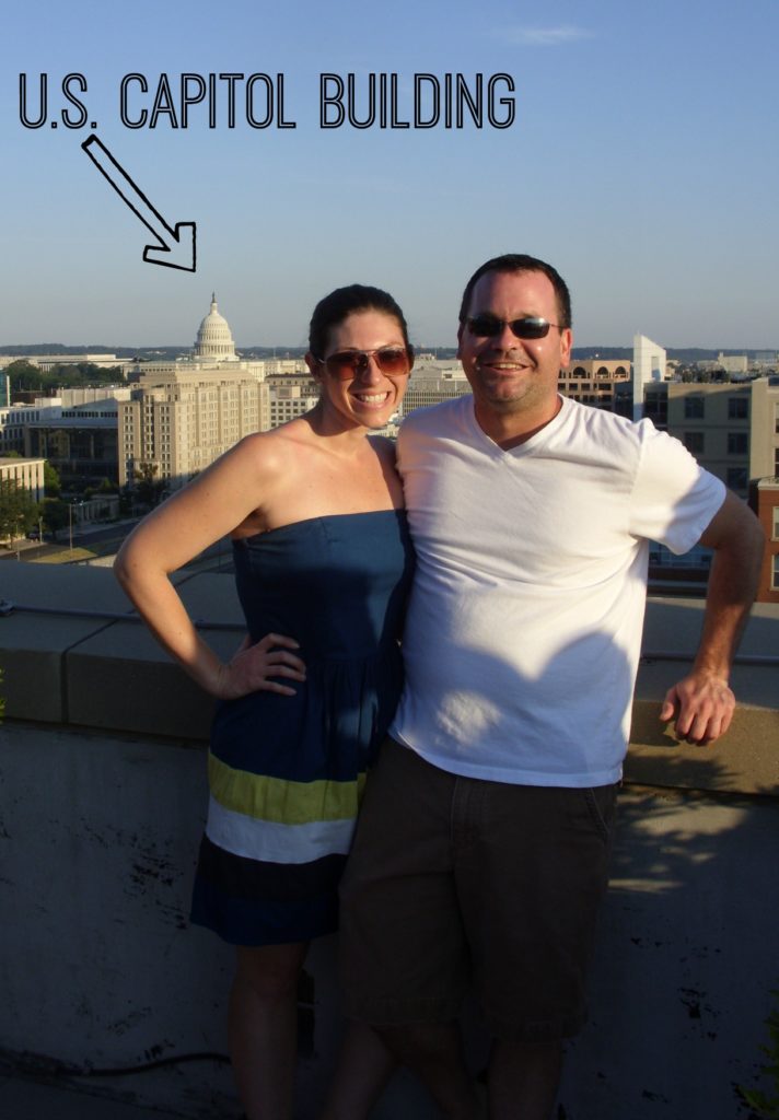 Rooftop with Capitol View