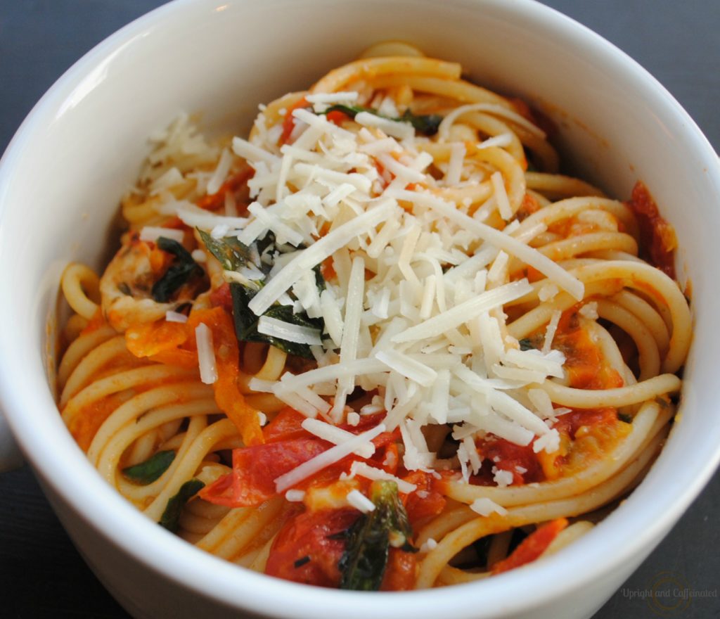 Bowl of Fresh Tomato Sauce with Pasta