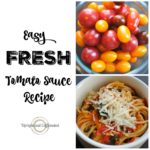 Fresh Tomato Sauce Recipe Pinable Graphic