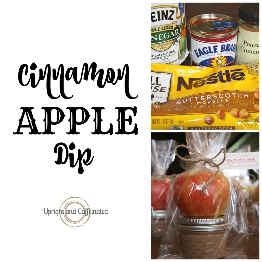 Cinnamon Apple Dip- The perfect and simple gift for teachers, neighbors and co-workers. 