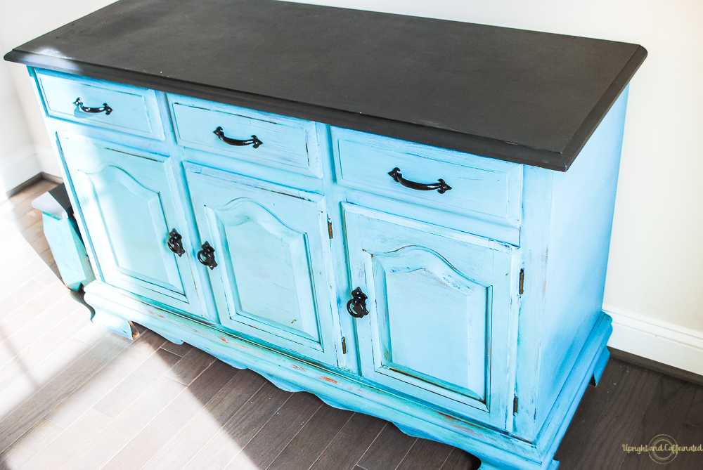 You will love this kitchen hutch I made over with Annie Sloan Chalk Paint.
