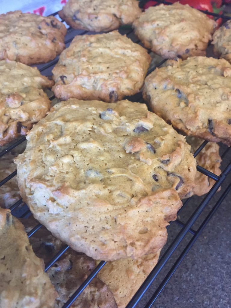 Chocolate Chip Pumpkin Cookies with Cream Cheese Frosting