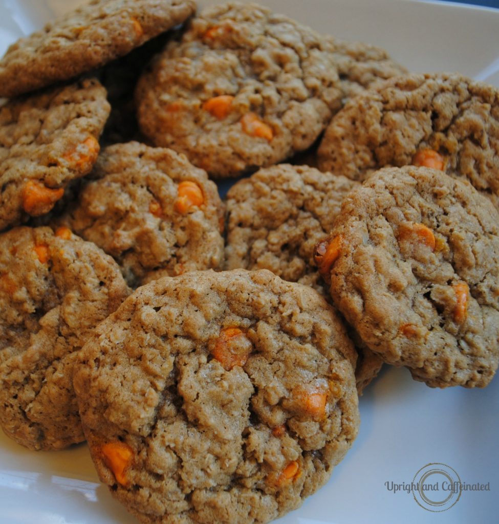 Simple Pumpkin Spice Oatmeal Cookies that are perfect for fall!
