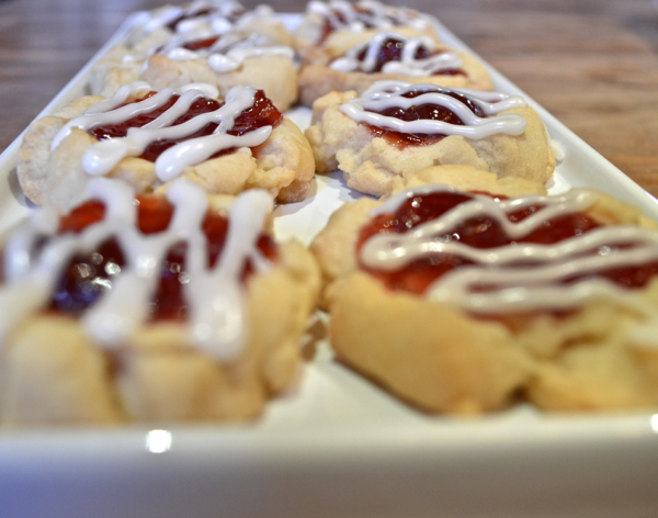 Santa's Thumbprint Cookies 