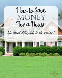Ten excellent tips for how to save money for a house. This couple saved fifty thousand dollars in just six months!