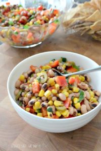 This black-eye-pea salad is perfect for a picnic or potluck. One of the best side dishes for this summer! 