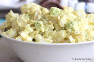 Potato salad is a staple at any picnic. This is one of the best potato salad recipes for your next potluck. One of the best side dishes for any gathering. 