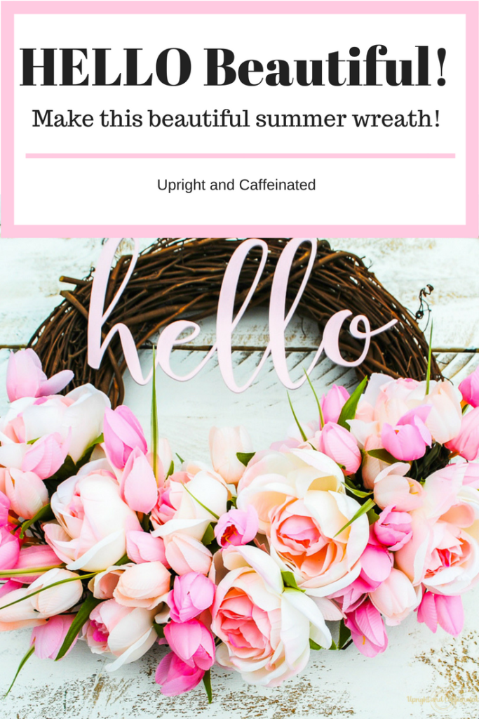 Make this fabulous summer wreath with this simple tutorial. 