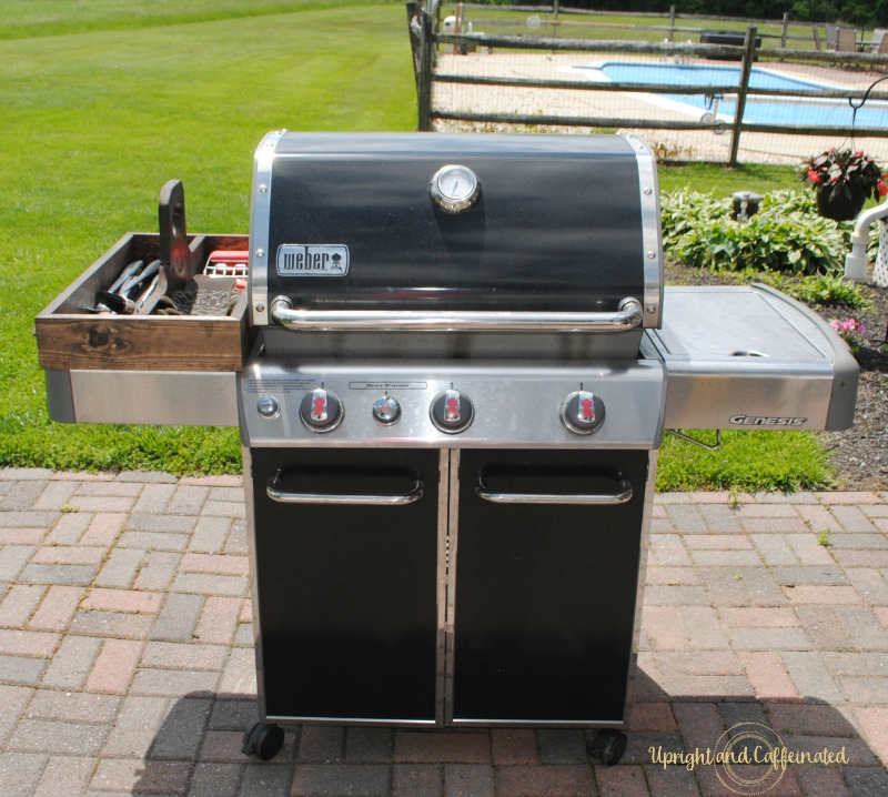 Organize grill accessories and surprise Dad with this DIY grill tool box. 