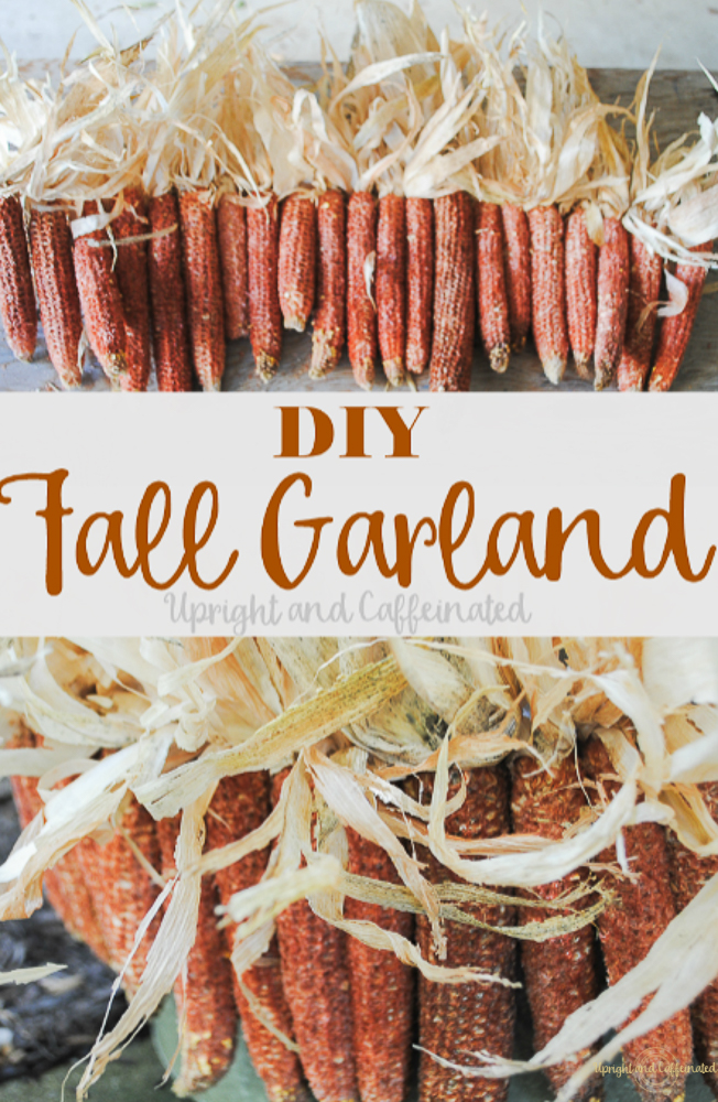 Make this DIY Fall Garland for basically nothing! Click for details!