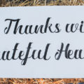 Beautiful for fall, this farmhouse sign is simple and sends a lovely message.