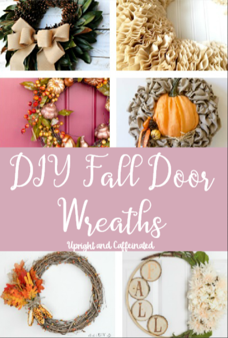 Check out these amazing DIY fall door wreaths!