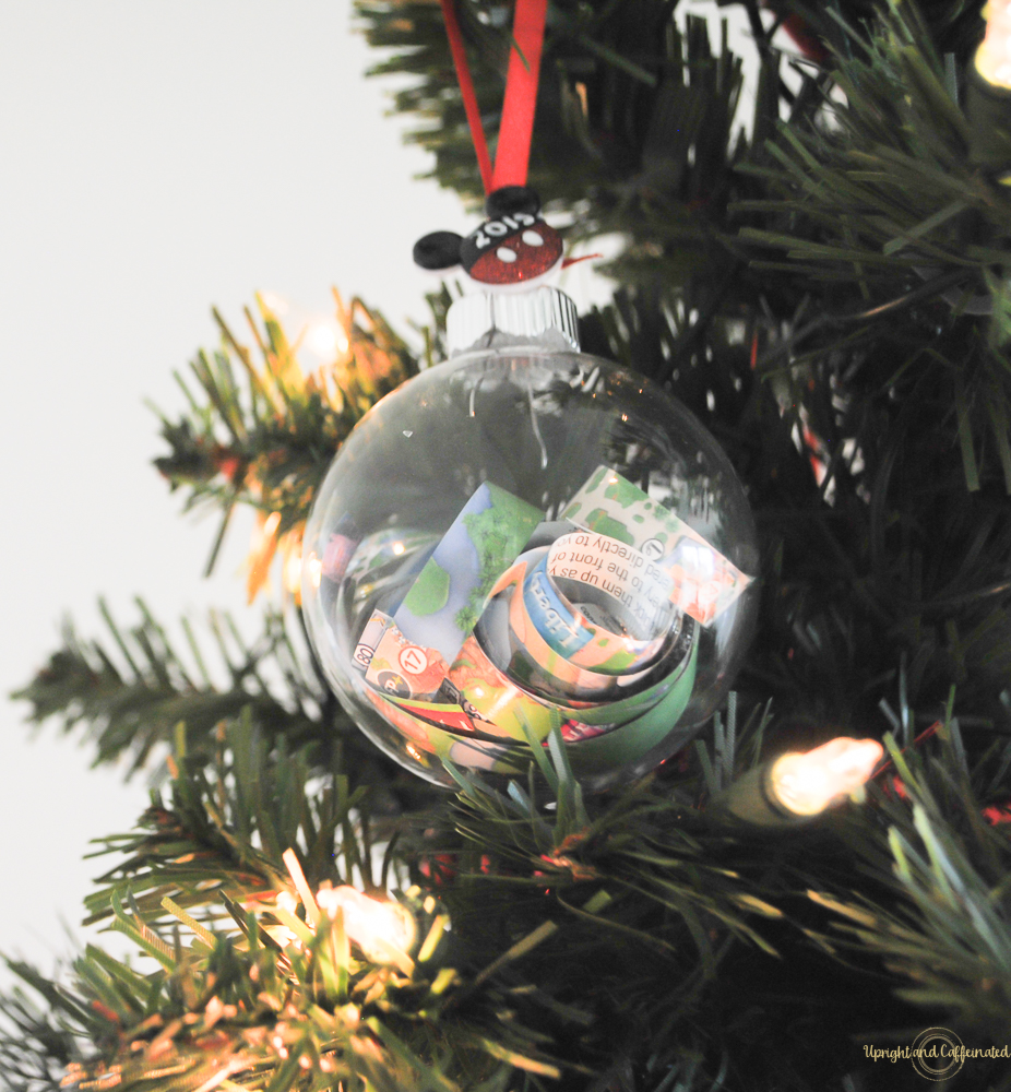 Make this DIY Disney May ornament to add to your Christmas tree decorations. 