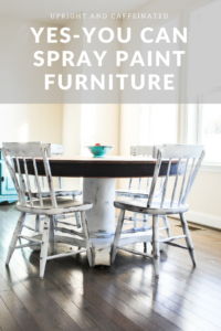 How to Spray Paint Furniture