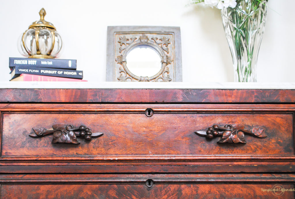 Whoa! Check out this beautiful antique dresser! 