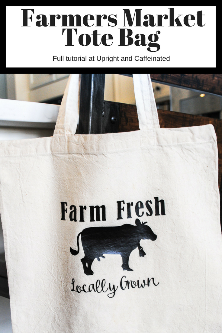 Farmers Market Tote Bag - Upright and Caffeinated