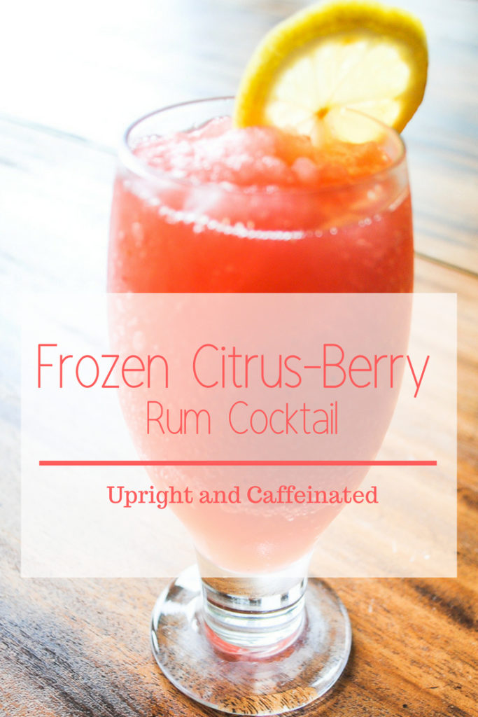 Looking for a refreshing rum cocktail? Try this frozen citrus berry drink!