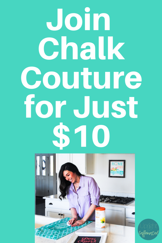 Chalk Couture - Upright and Caffeinated