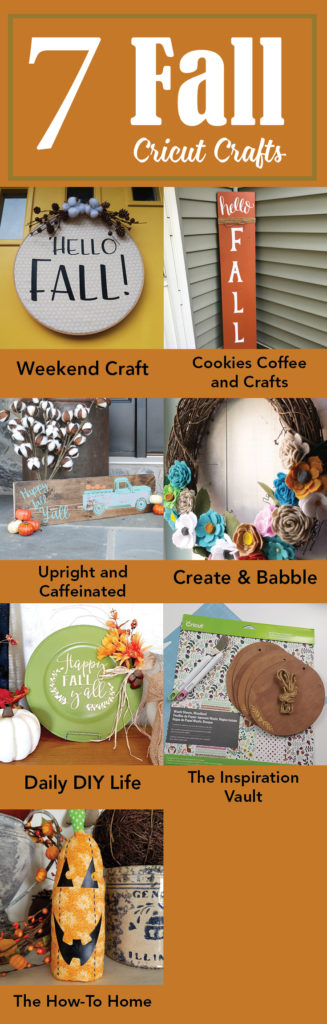 Check out all of these Fall Cricut projects including my DIY Fall Sign! 