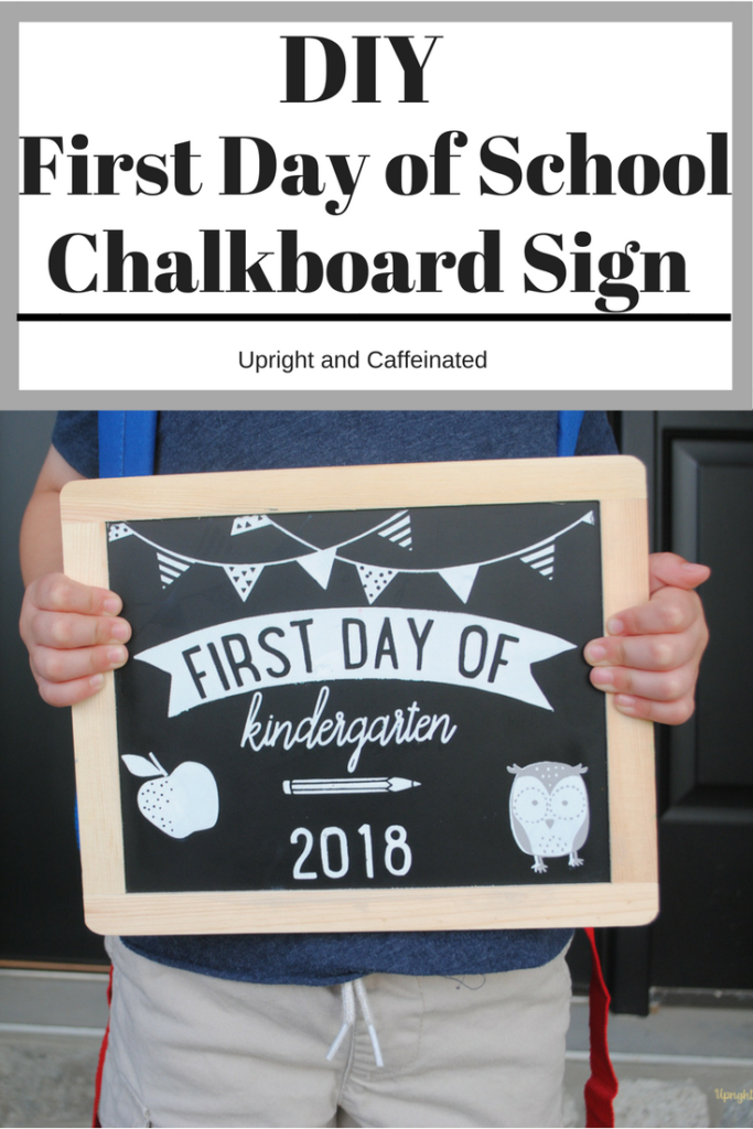 Make this First Day of School Sign! I'll show you how!