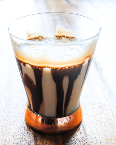 I love making Kahlua drinks and this spiked kahlua shake doesn't disappoint!