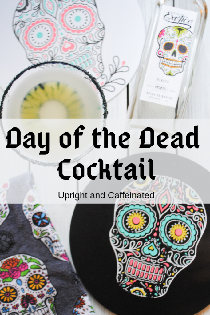 If you are hosting guests or just want to make a spooky drink, you must try this Day of the Dead cocktail. 