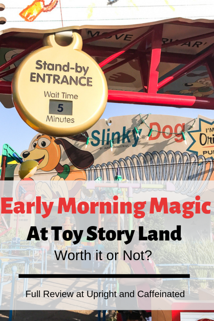 If you want to save a lot of time and give your kids the BEST Toy Story LAnd experience, you must check out Early Morning Magic! 