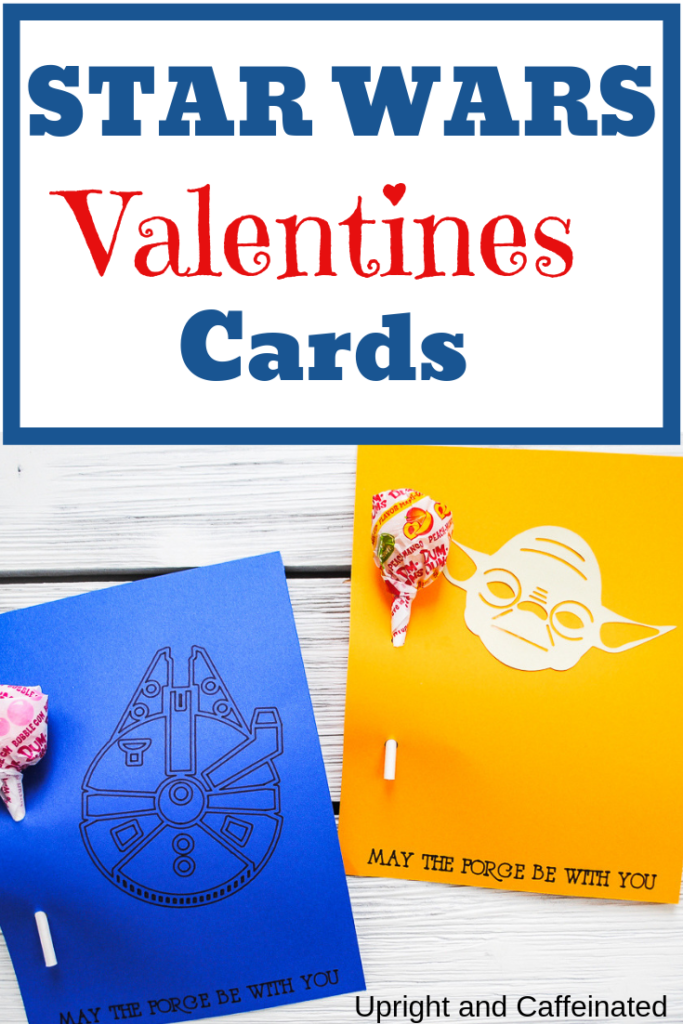Make these adorable Star Wars Valentines Cards with a Cricut Machine! 