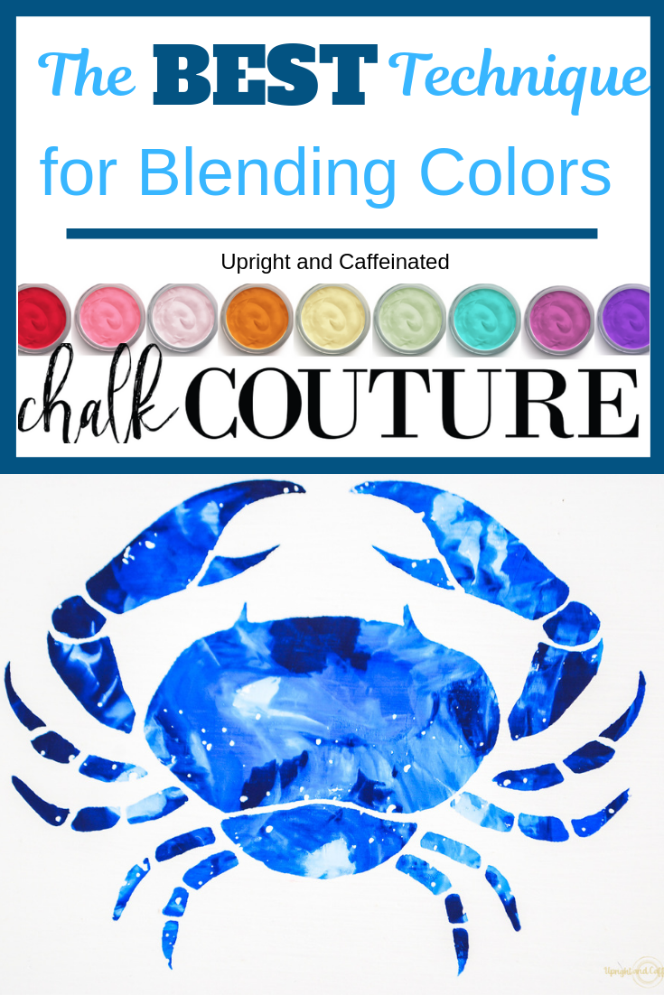 This is the best technique for blending Chalk Couture colors!