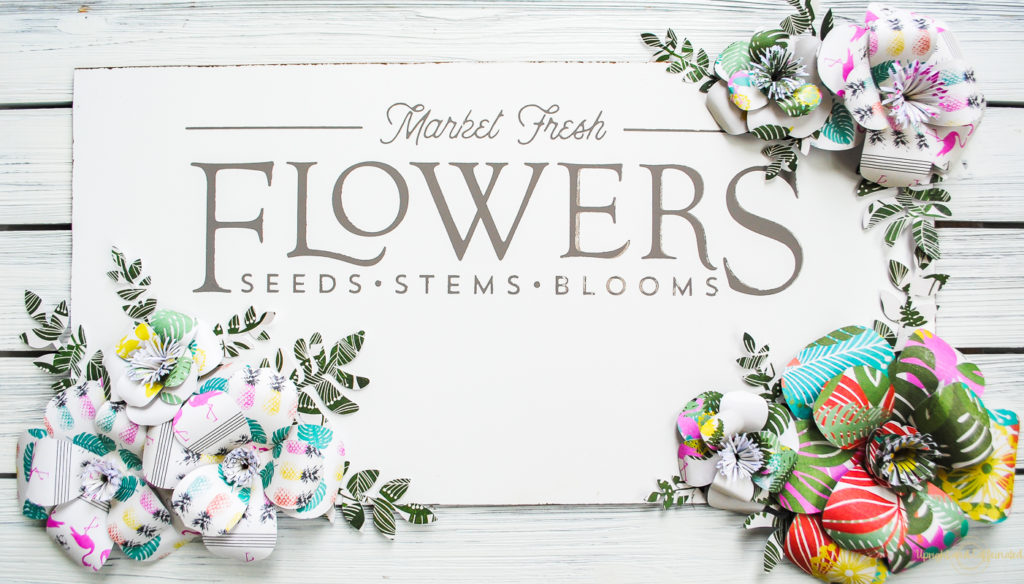 These patterned paper flowers are stunning! 