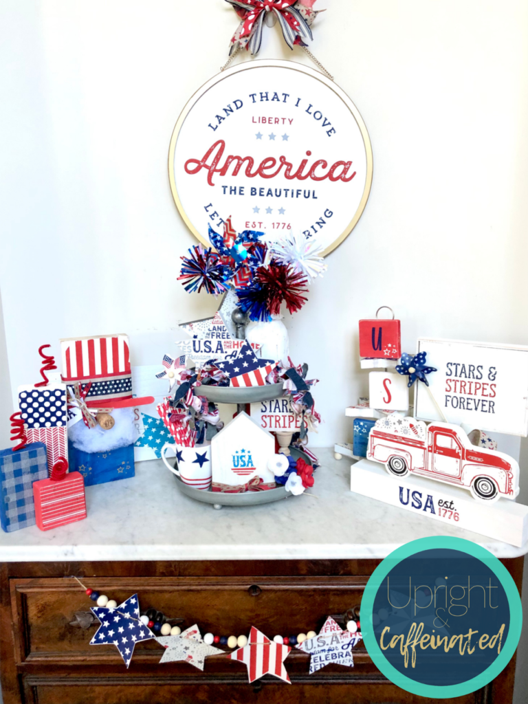 patriotic Decorated entryway