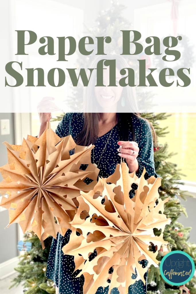 Cheap and Easy Paper Bag Snowflake Craft - Making Manzanita