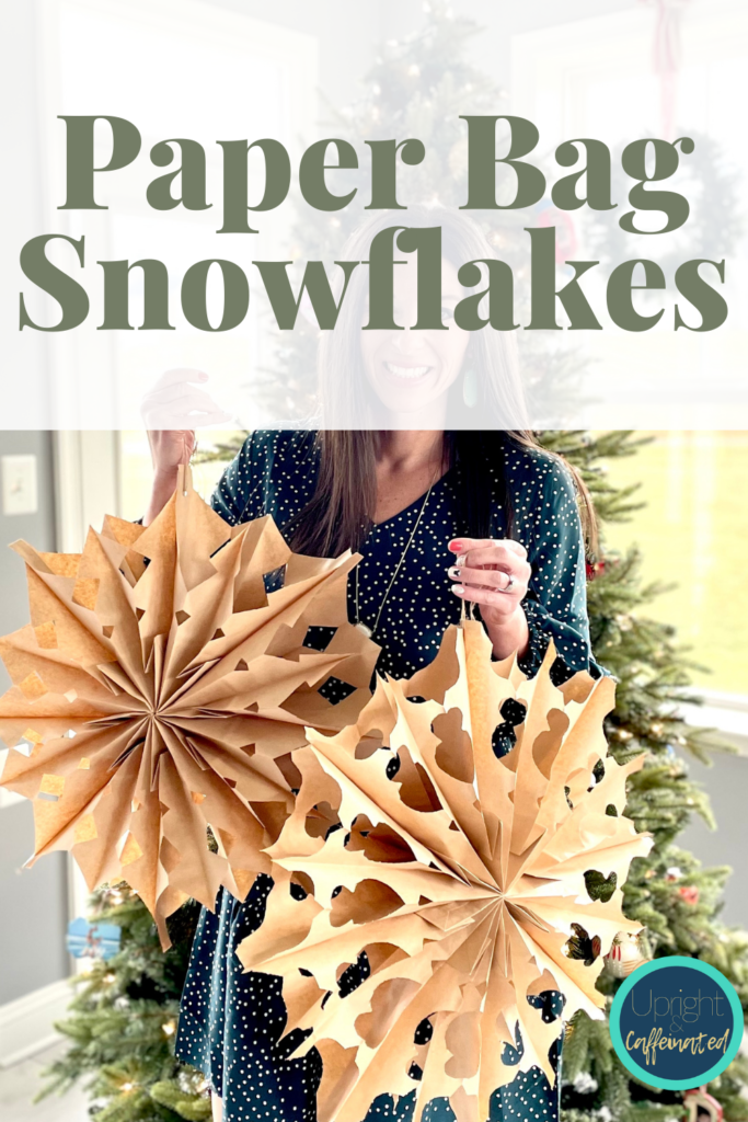 DIY Lunch Bag Snowflakes - At Home With The Barkers