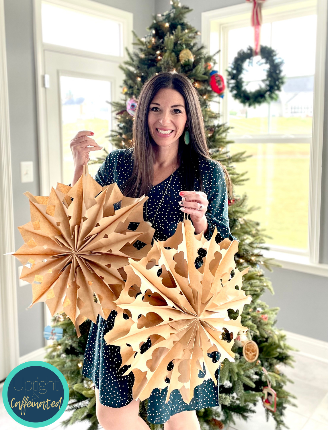 DIY Lunch Bag Snowflakes - At Home With The Barkers