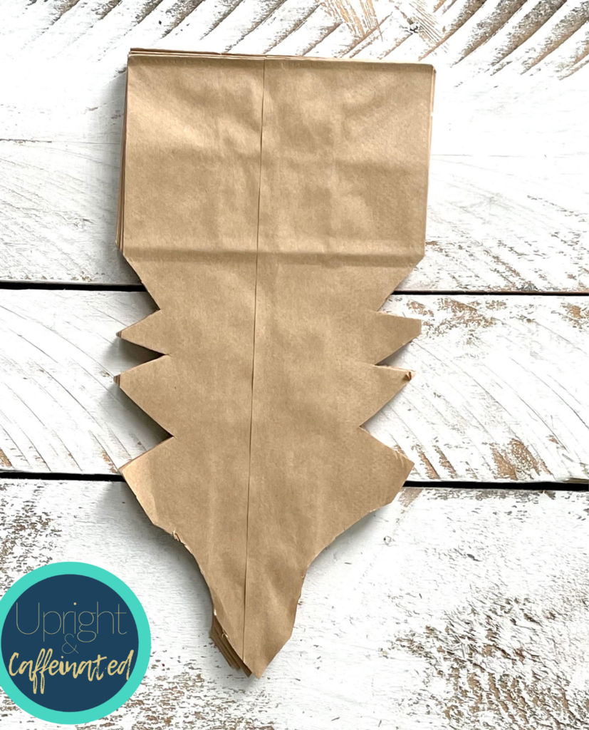 Paper Bag Snowflakes 