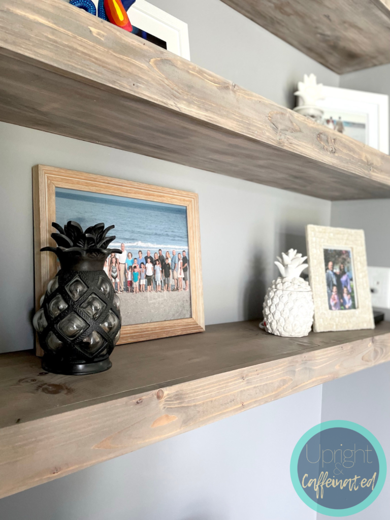 The Easy Way To Build Floating Shelves Upright And Caffeinated