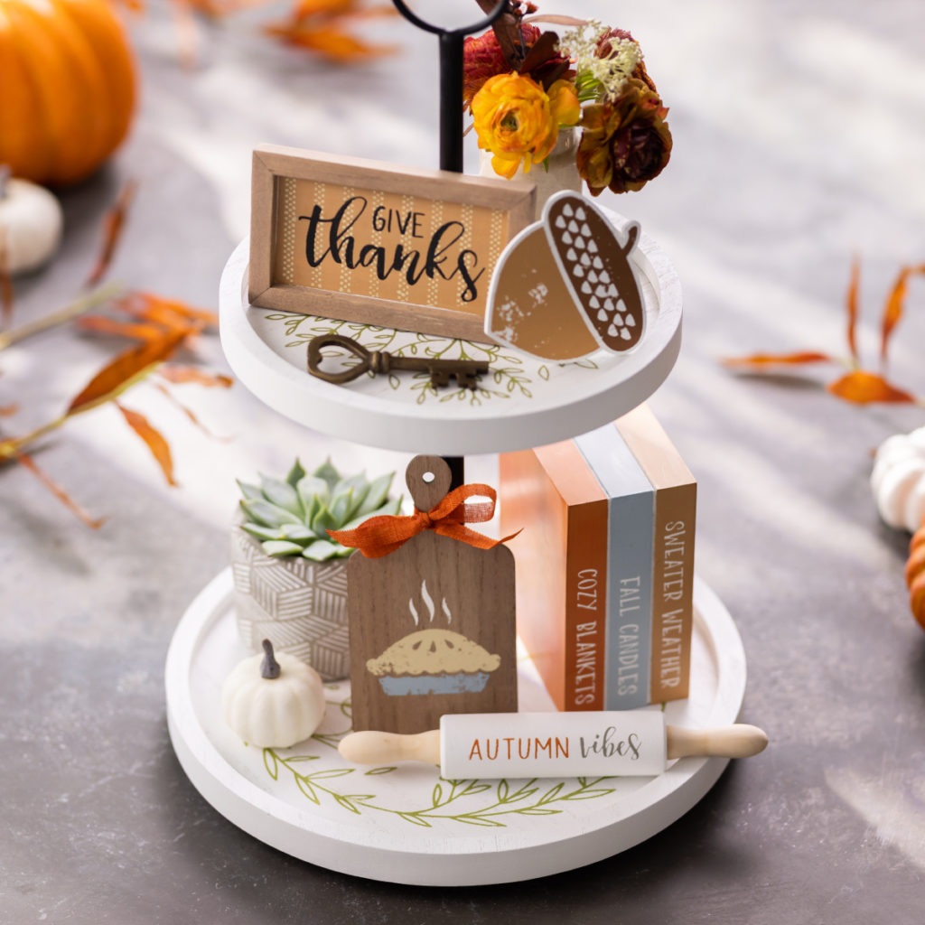 Thanksgiving Tiered Tray 