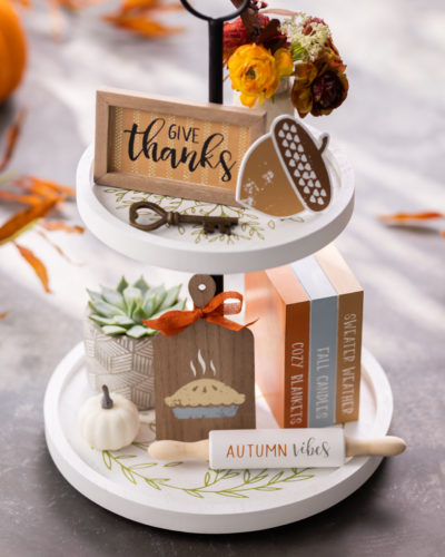 Thanksgiving Tiered Tray