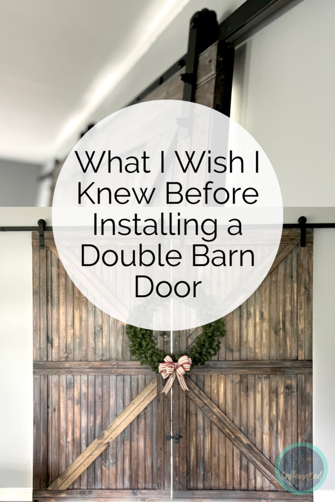 What I Wish I'd Known about Double Barn Doors - The Palette Muse